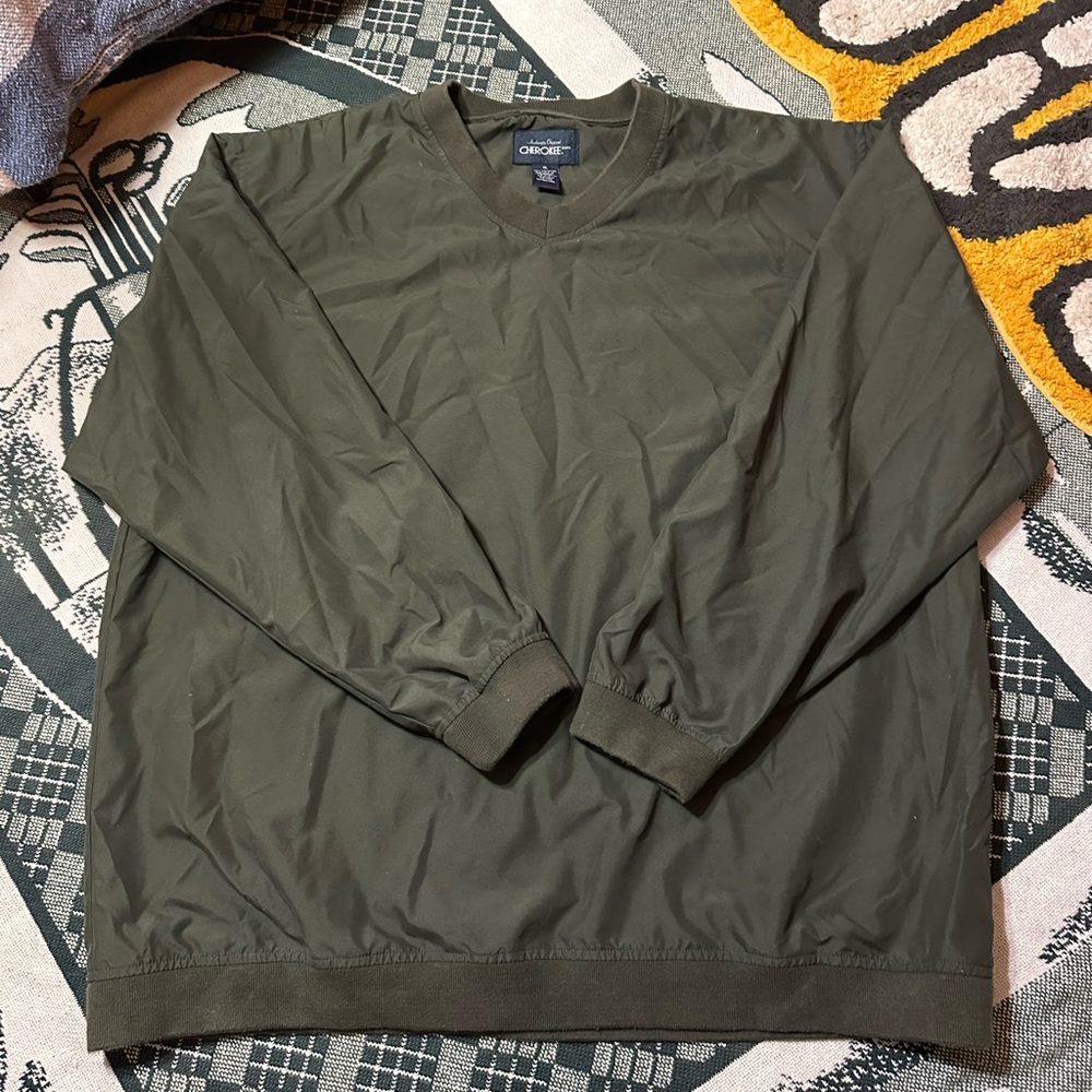 Cherokee Olive Windbreaker